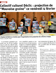 Mauvaise Graine, notre dernier documentaire dans la presse